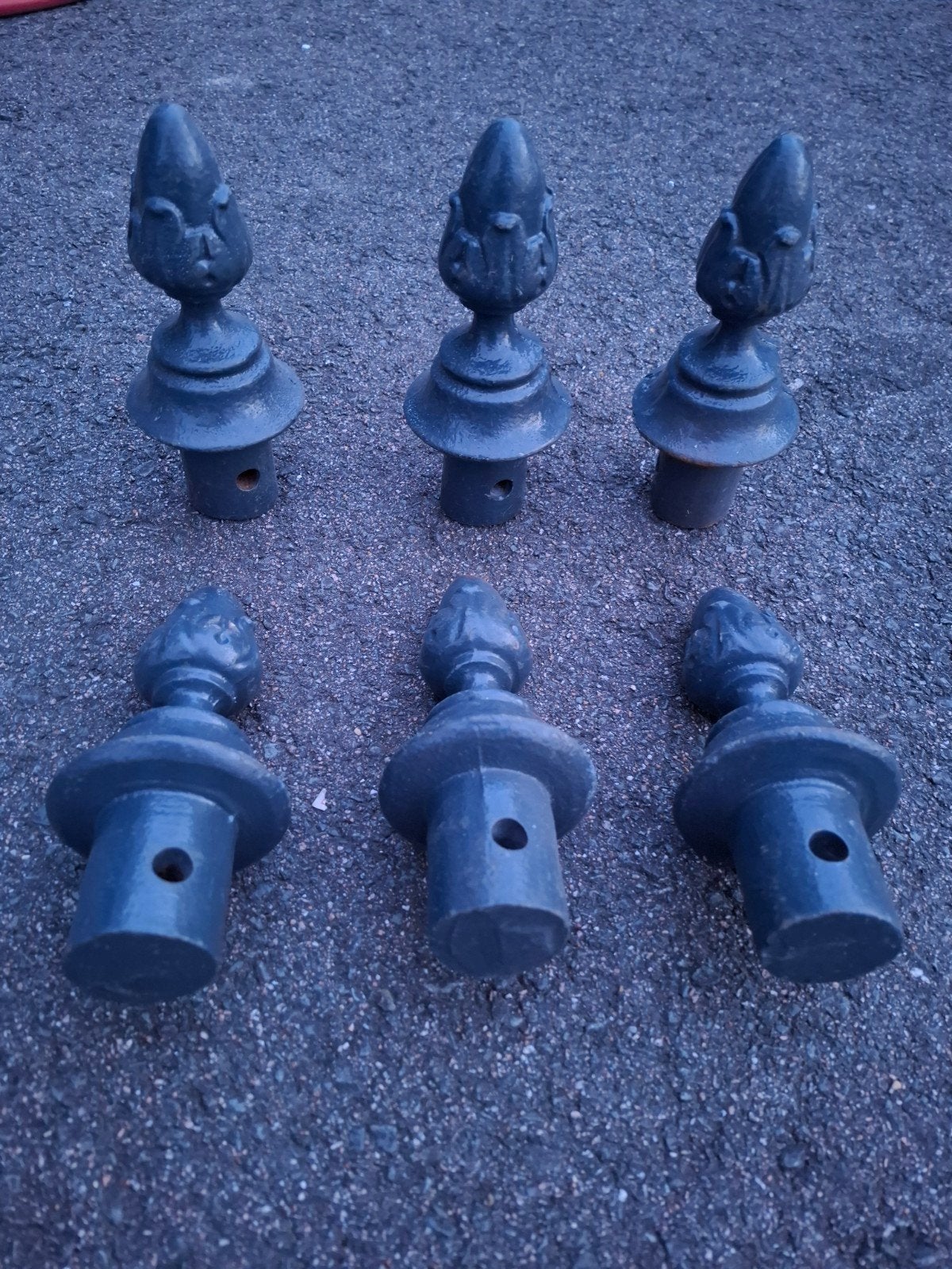 Massieve hekwerk punten, Tuin en Terras, Ophalen of Verzenden, Nieuw, IJzer, Sierhekwerk