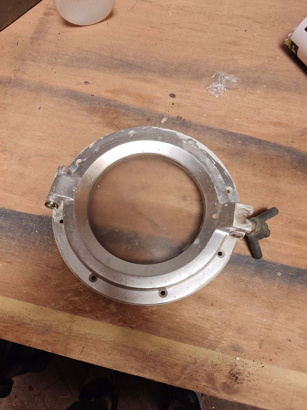 Aluminium Patrijspoort - Gebruikt, Ophalen of Verzenden, Gebruikt, Overige typen