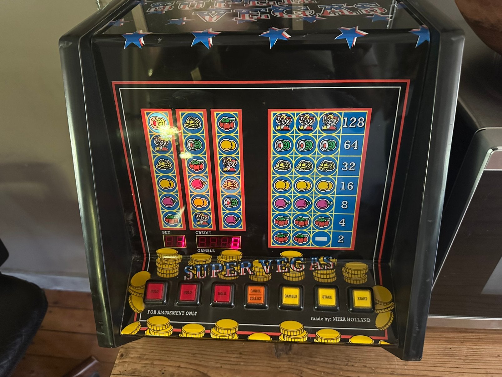 Bargokkastje Super Vegas goede werking retro, Verzamelen, Euro, Ophalen, Zo goed als nieuw