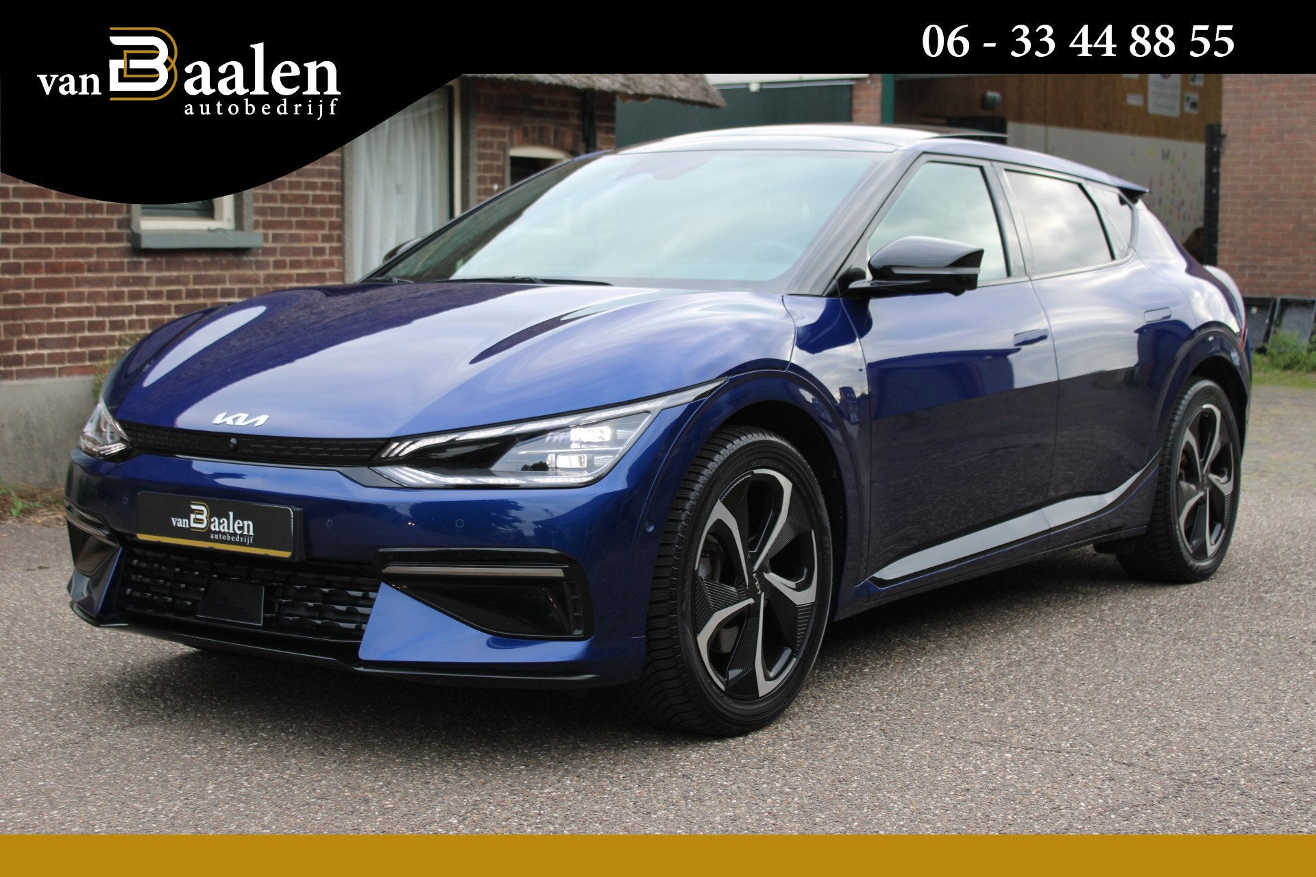Kia Ev6 GT-Line 77.4 kWh SOh 95,4% PANO LED NAVI 111000KM!, Auto's, Automaat, 228 pk, Achterwielaandrijving, Gebruikt