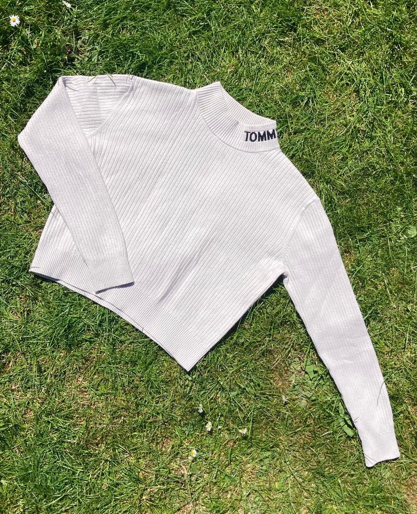 Ribgebreide trui | Tommy Hilfiger | maat 158/164, Kinderen en Baby's, Kinderkleding | Maat 164, Gebruikt, Meisje, Trui of Vest