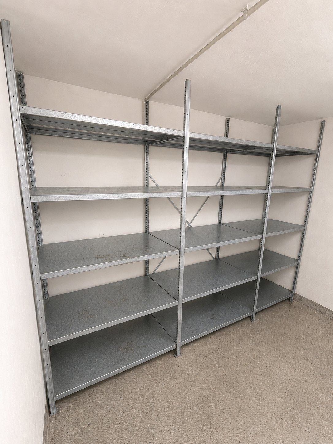 Stevige metalen stellingkast, Huis en Inrichting, Kasten | Stellingkasten, Ophalen, Gebruikt