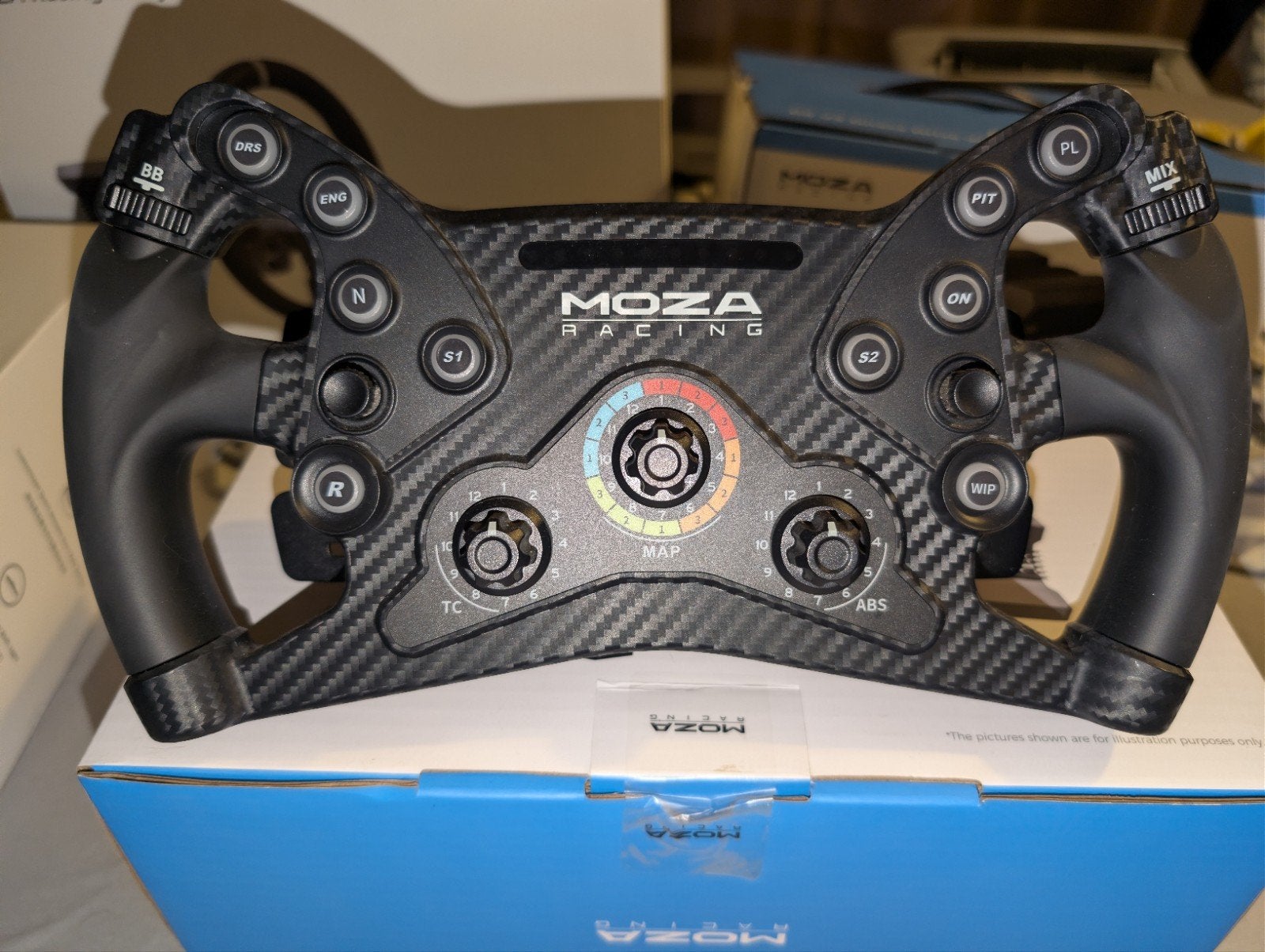 Moza R9 V3 Racing Sim Racing Setup, Ophalen, Zo goed als nieuw, Moza Racing