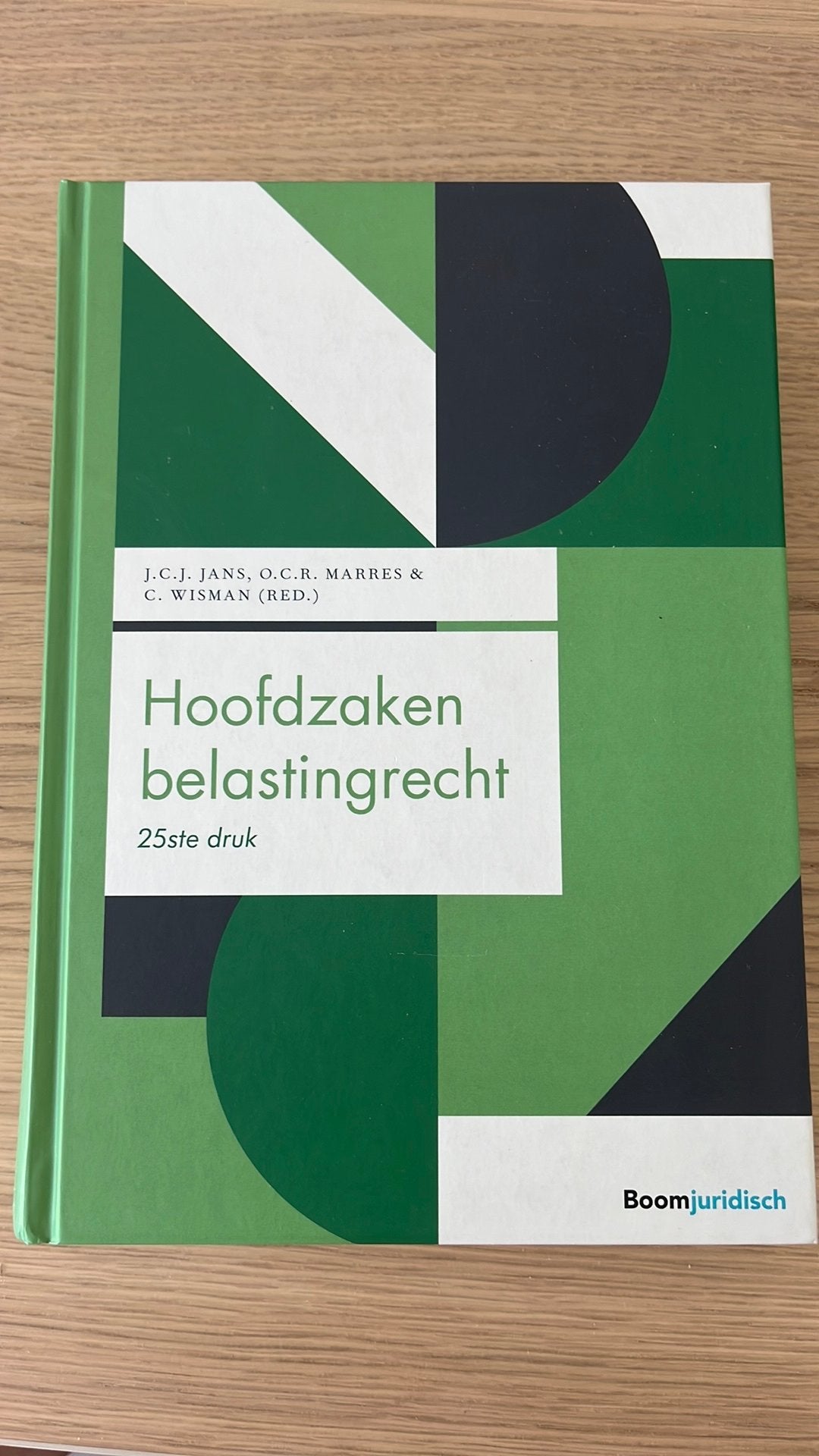Hoofdzaken belastingrecht - 25ste druk, Verzenden, Zo goed als nieuw, Sociale wetenschap