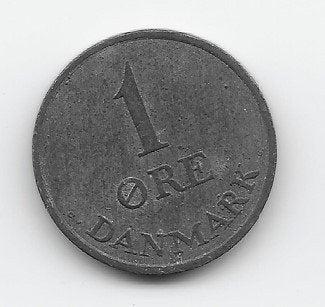 Denemarken 1 øre 1960 KM# 839.2, Verzenden, Overige landen, Losse munt