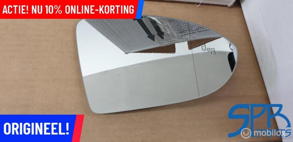 GOLF 7 SPIEGEL GLAS Spiegelglas RECHTS SIDE ASSIST VERWARMD, Auto-onderdelen, Spiegels, Volkswagen, Nieuw, Ophalen of Verzenden