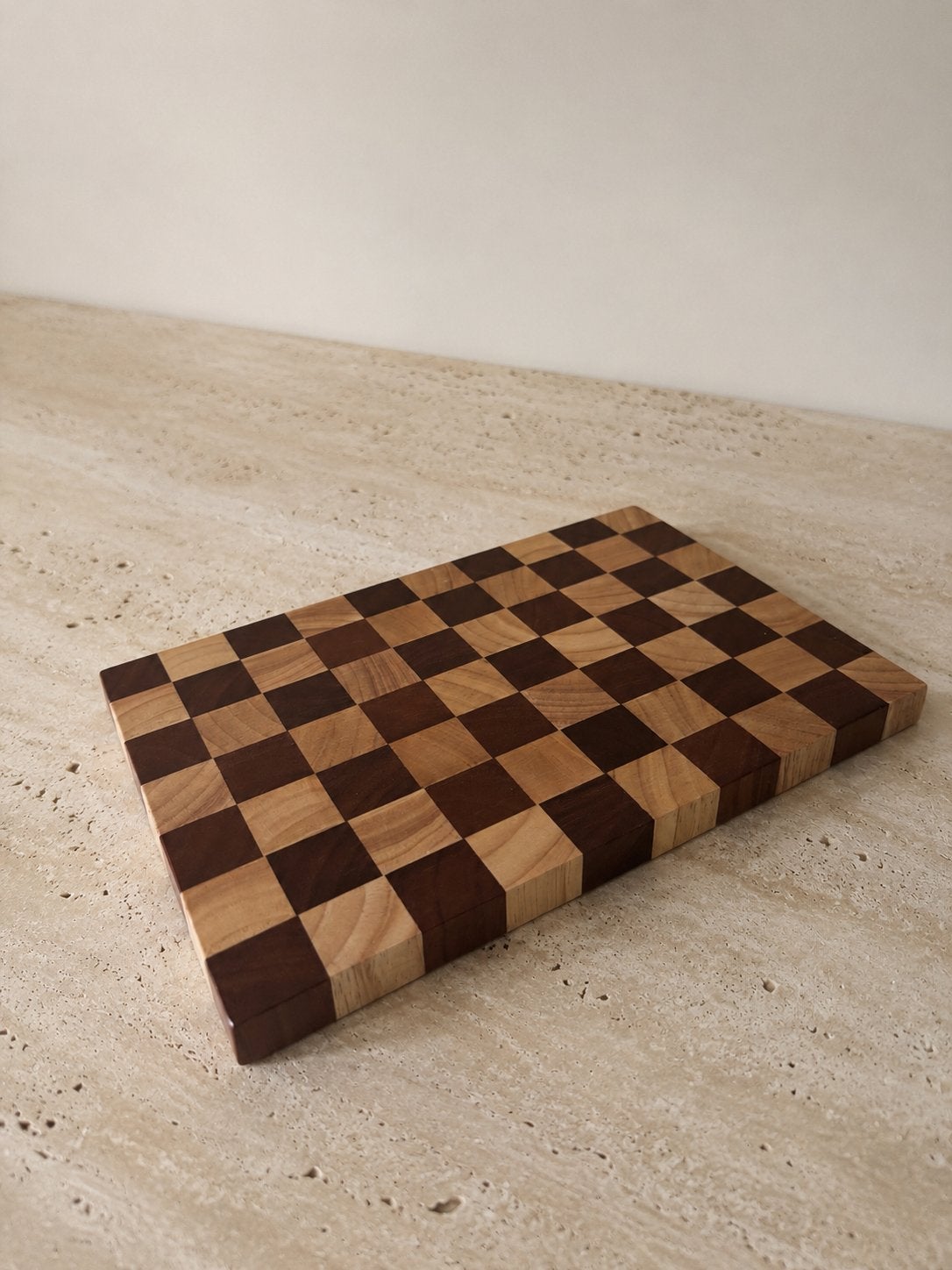 Serveerplank Damier borrelplank snijplank Retro Japandi, Ophalen of Verzenden, Nieuw