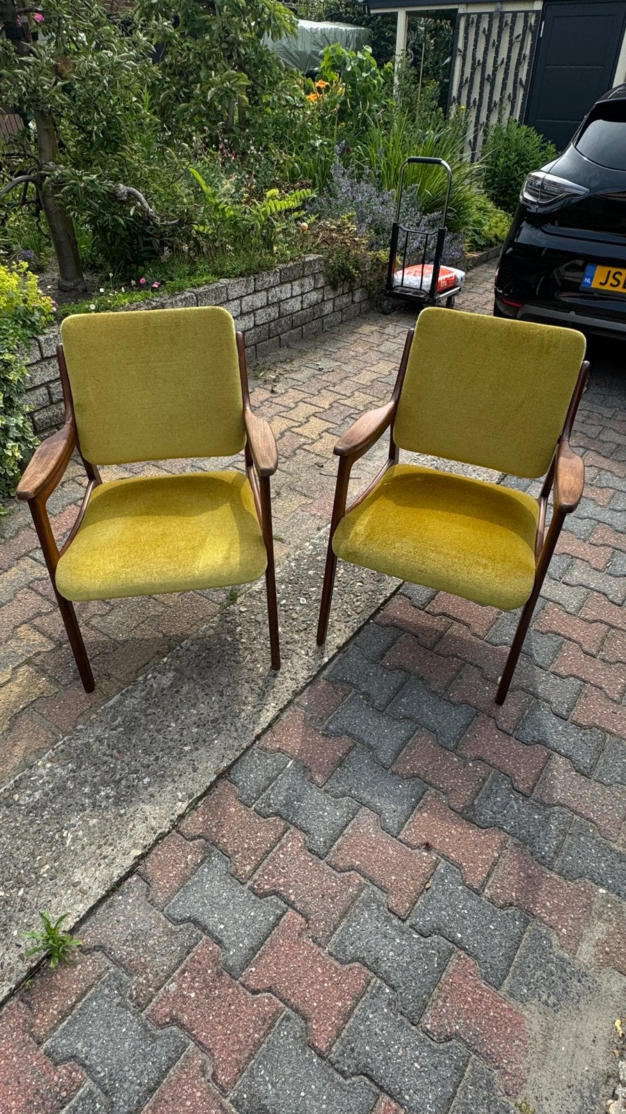 jaren 60 stoelen, Ophalen