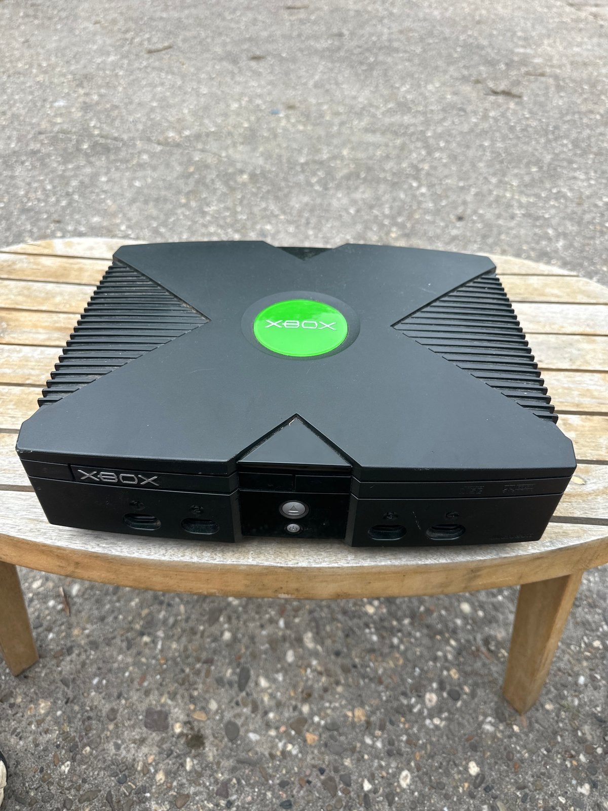 Originele Xbox Classic Console - Zwart, Spelcomputers en Games, Ophalen of Verzenden, Gebruikt, Zonder controller