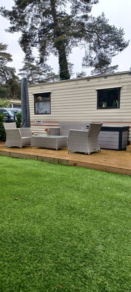 Stacaravan met ruime tuin en terras, Tot en met 4