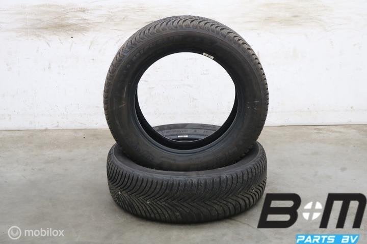 2 x 2056016 92H Michelin Alpin 5 AO 7mm 205 60 16, Auto-onderdelen, Gebruikt, 16 inch, Band(en), Personenwagen
