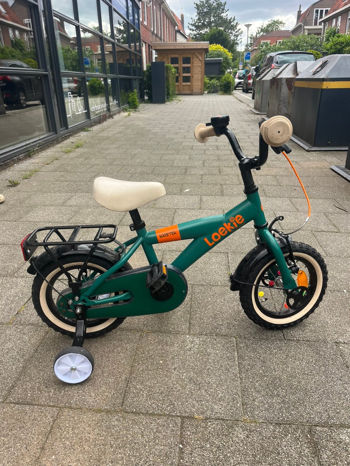 Loekie kinderfietsje, Fietsen en Brommers, Fietsen | Kinderfietsjes, Ophalen, Zo goed als nieuw, Minder dan 16 inch