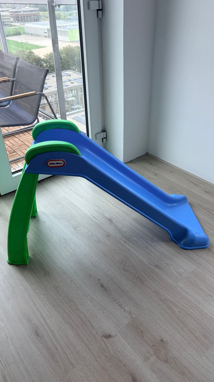 Leuke Little Tikes kinder glijbaan - Blauw/Groen, Kinderen en Baby's, Ophalen of Verzenden, Gebruikt, Glijbaan