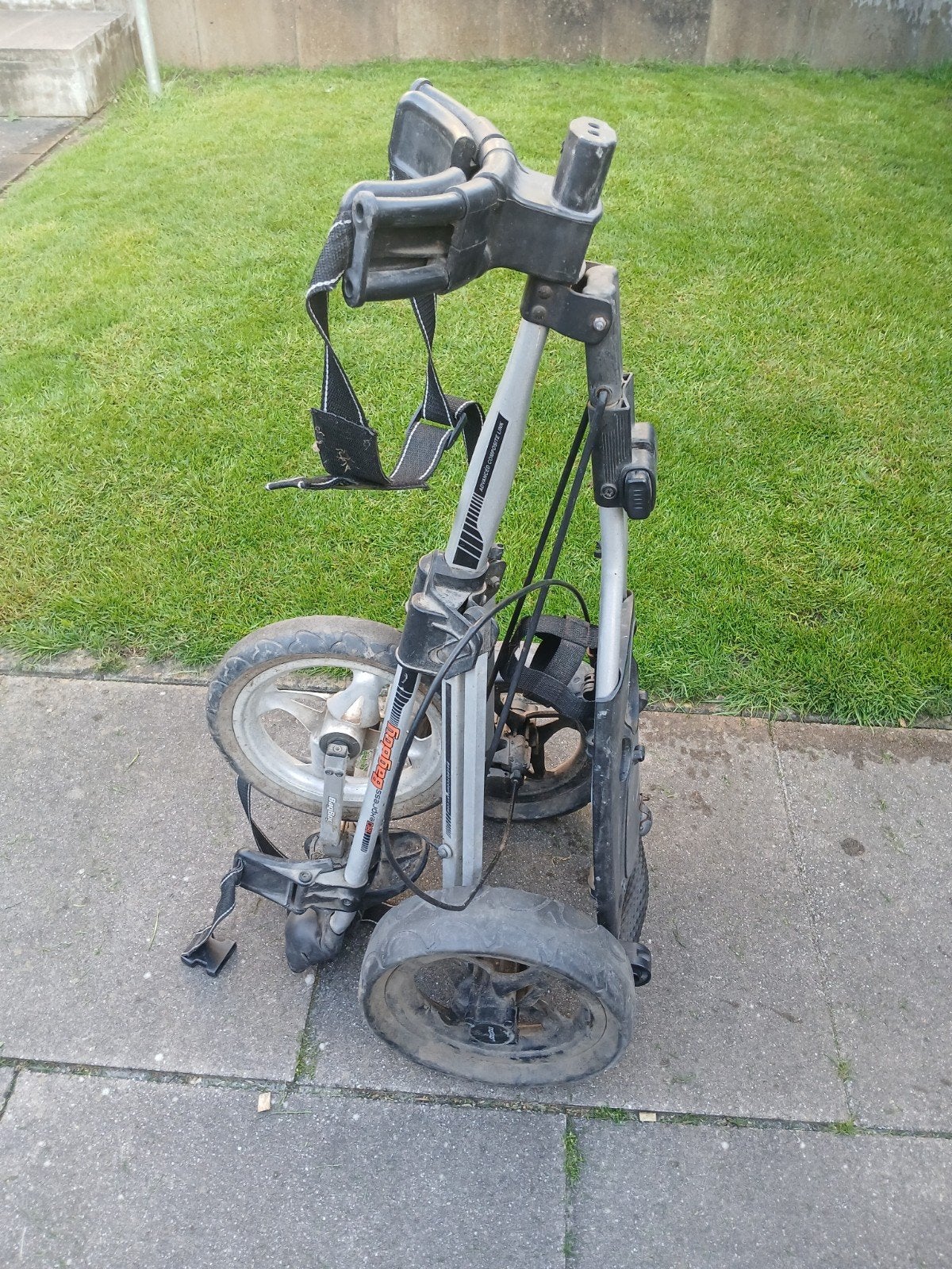 3 wiel Bagboy golftrolley DEFECT, Sport en Fitness, Ophalen of Verzenden, Gebruikt