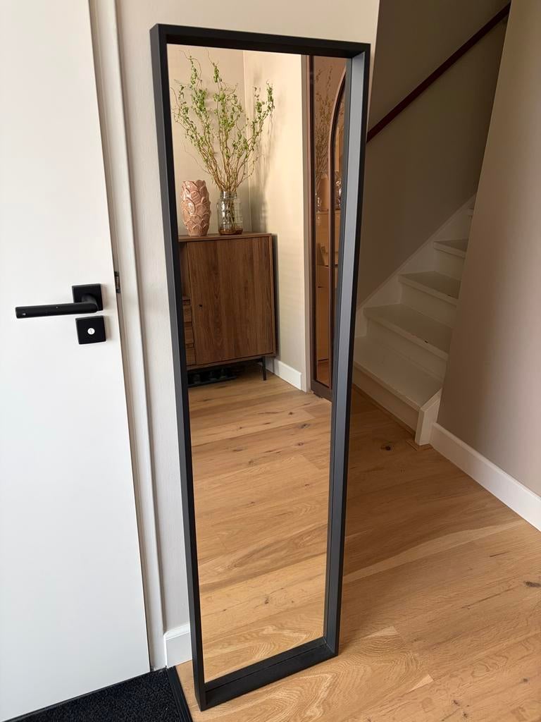 IKEA Nissedal spiegel zwart 40x150 cm, Huis en Inrichting, Woonaccessoires | Spiegels, Ophalen, Minder dan 50 cm, 100 tot 150 cm