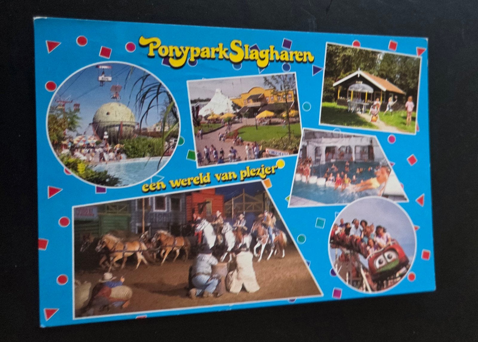 Ansichtkaart Ponypark Slagharen, Verzenden, 1960 tot 1980, Gelopen, Overijssel