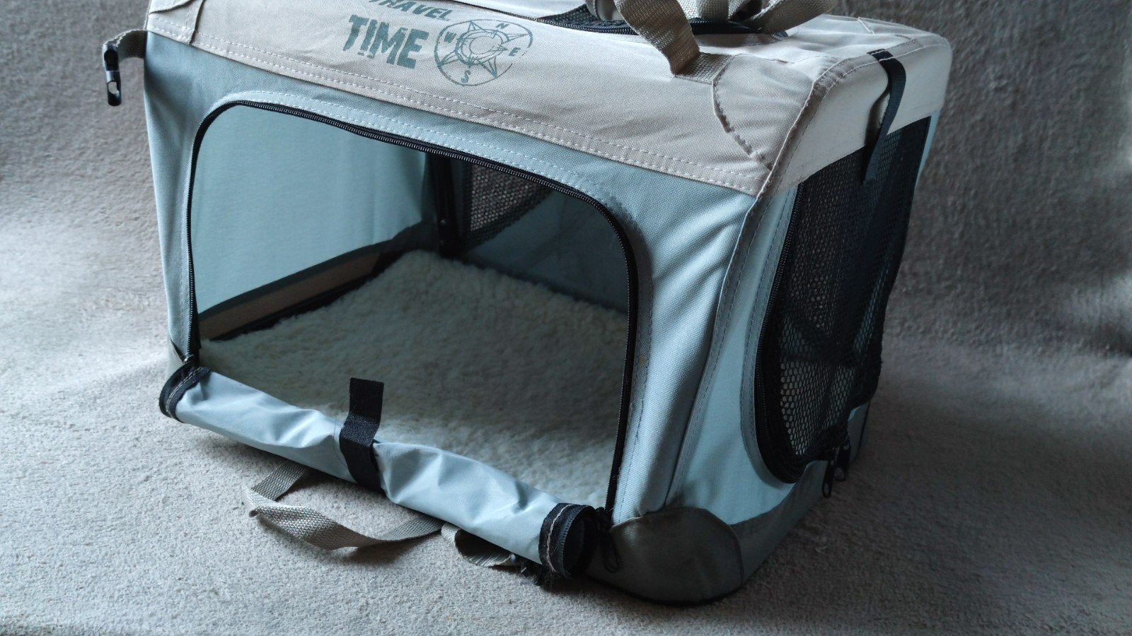 Beeztees Travel Time - katten- of hondenbench - 49x34x35 cm, Ophalen of Verzenden