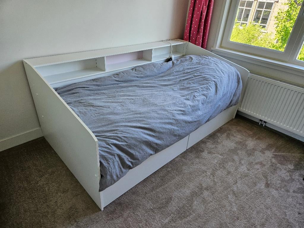 Eenpersoonsbed, Ophalen, Gebruikt, 100 cm of meer, Lattenbodem