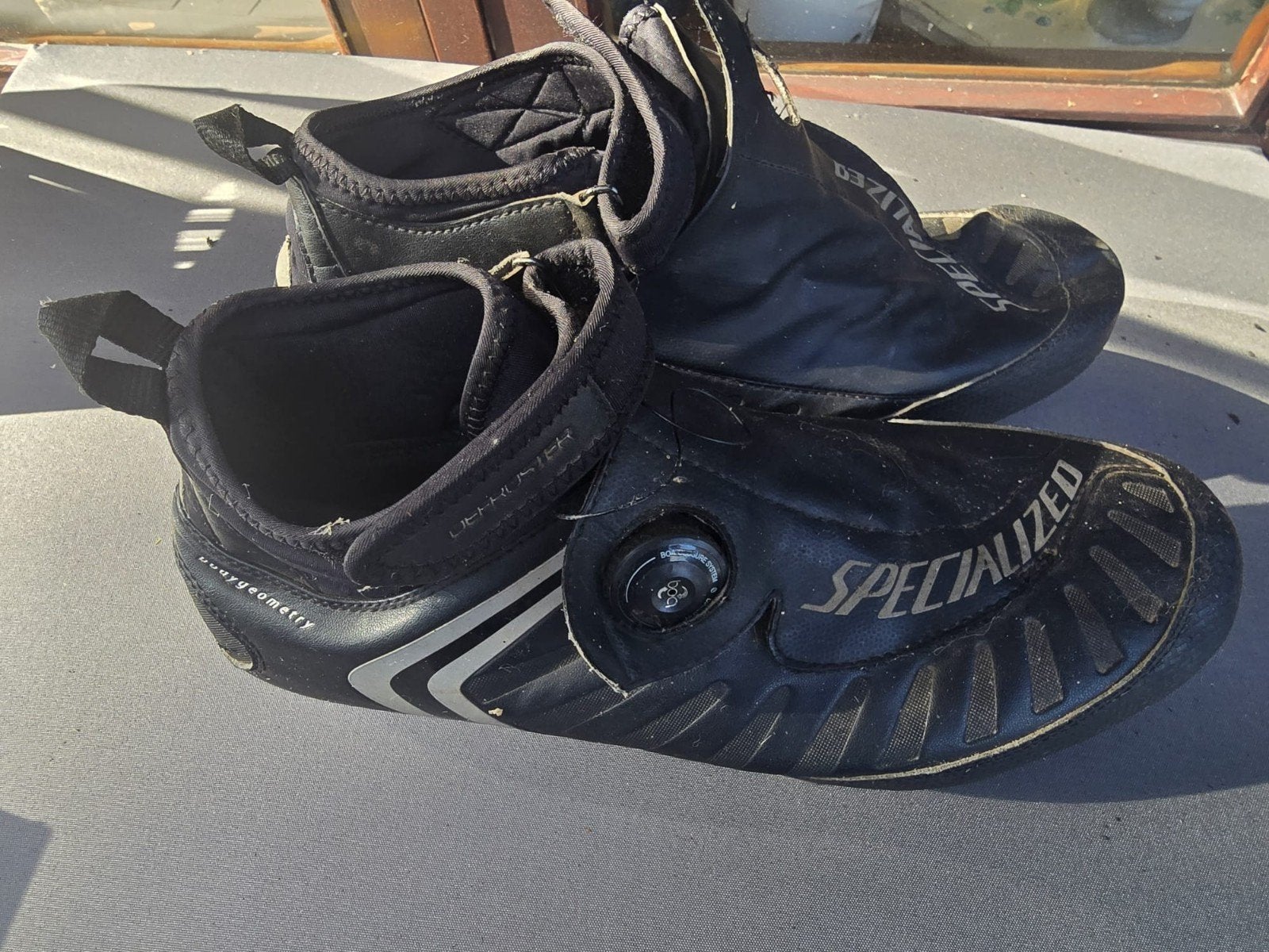 Specialized S-Works Road Fietsschoenen met overschoenen, Ophalen, Zo goed als nieuw, Kleding