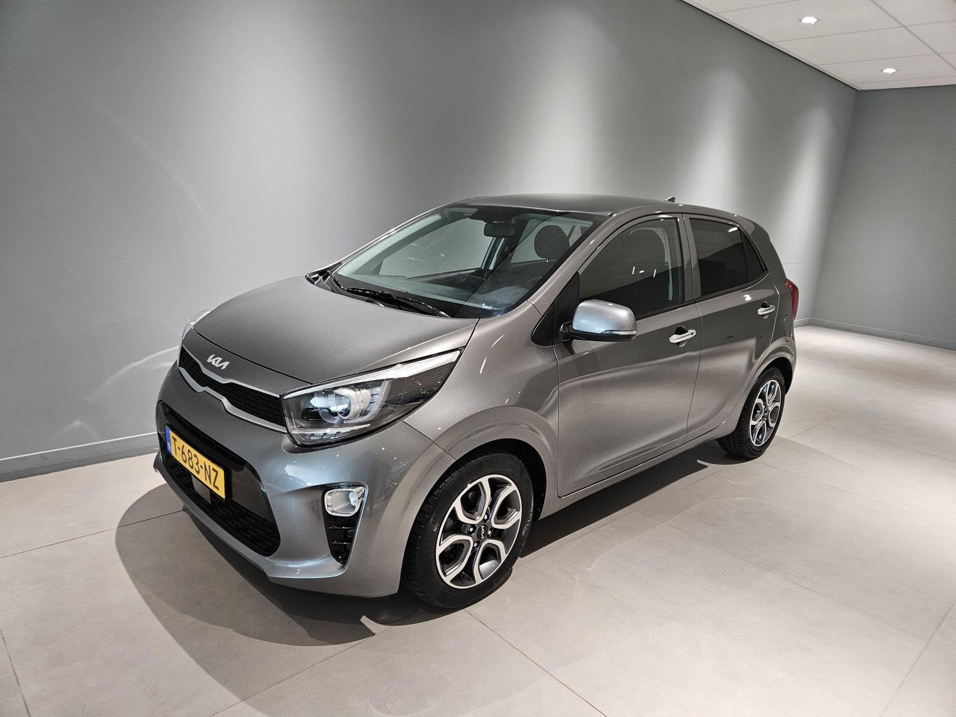 KIA Picanto 1.0 DPi 67pk 4-zits DynamicPlusLine Navi/ Clima/, 12 maanden, Stof, Gebruikt, 4 stoelen