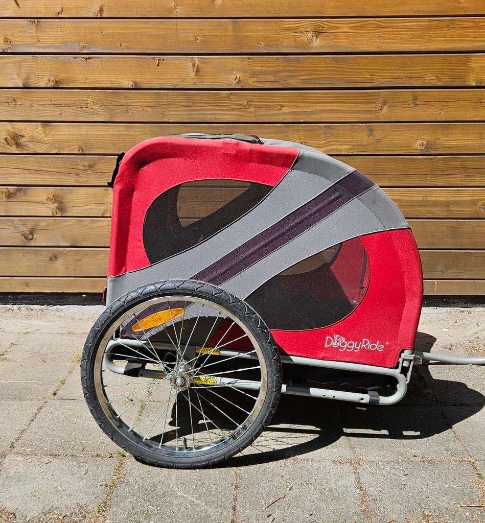 DoggyRide Hondenfietskar - Rood/Grijs tot 45kg, Fietsen en Brommers, Ophalen, Gebruikt, Opvouwbaar, Doggyride
