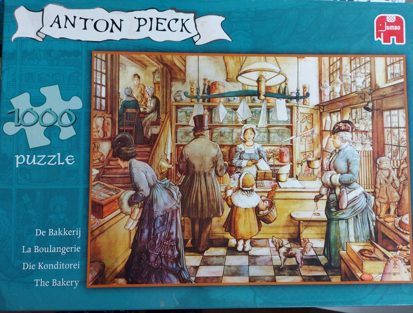 Anton Pieck De Bakkerij 1000 stukjes Jumbo Legpuzzel, Hobby en Vrije tijd, Denksport en Puzzels, Ophalen of Verzenden, 500 t/m 1500 stukjes