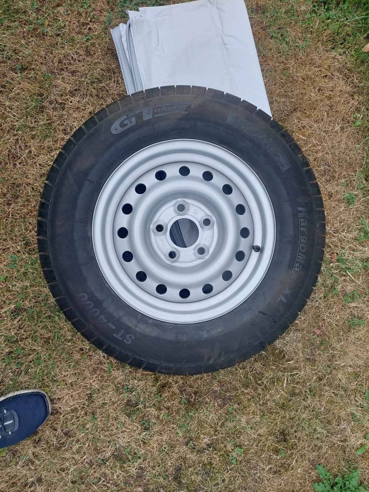 caravan reservewiel  195/ 70 R 14, Ophalen of Verzenden, Zo goed als nieuw