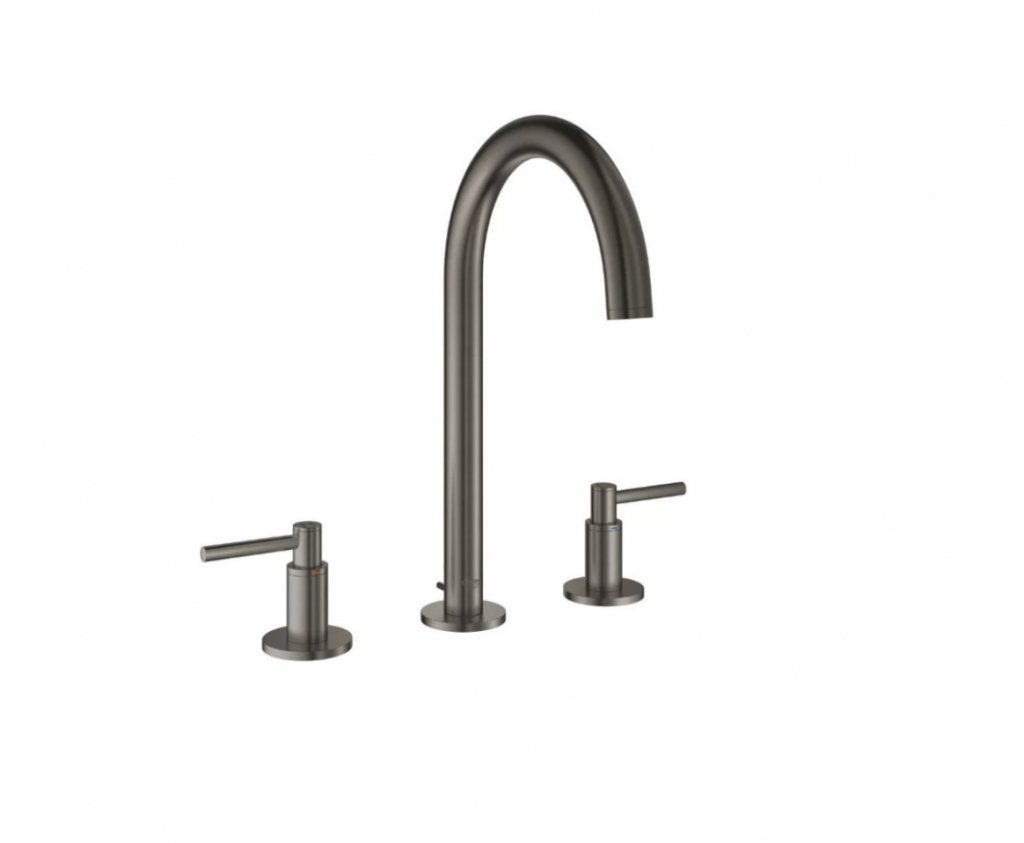 GROHE ATRIO NEW 3 GATS WASTAFELKRAAN (hard graphite), Doe-het-zelf en Verbouw, Sanitair, Niet ingevuld, Niet ingevuld, Nieuw, Ophalen of Verzenden