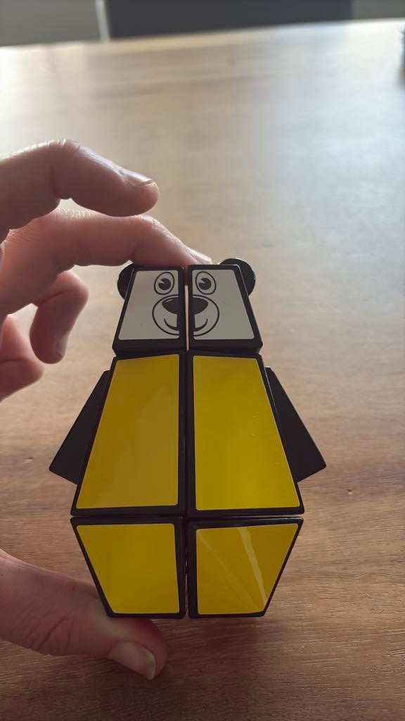 Rubiks cube panda beer, 6 stukjes, Ophalen of Verzenden, Minder dan 500 stukjes, Nieuw, Rubik's of 3D-puzzel
