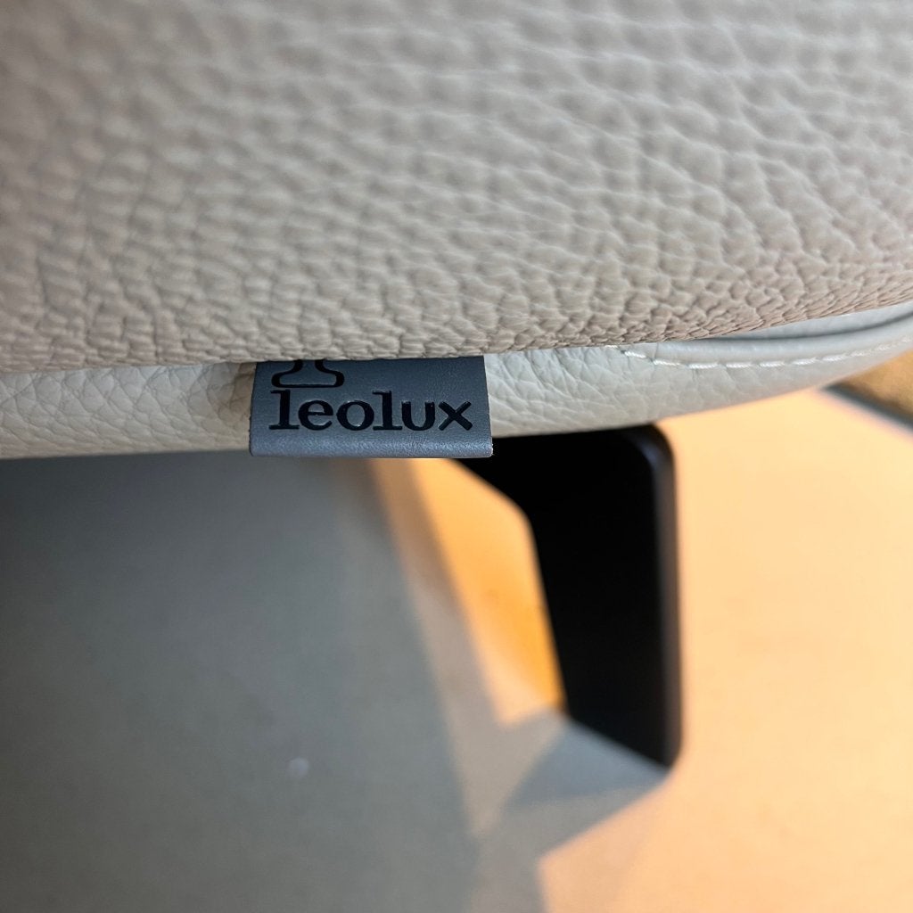 Leolux Flint 3-zitsbank | leer Senso Thunder, Leolux, Info@leolux.nl, Ophalen of Verzenden, Rechte bank