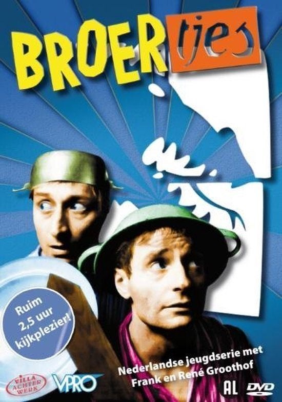 Broertjes (1988) DVD - De Complete VPRO Serie, Alle leeftijden, Zo goed als nieuw, Komedie, Complete serie