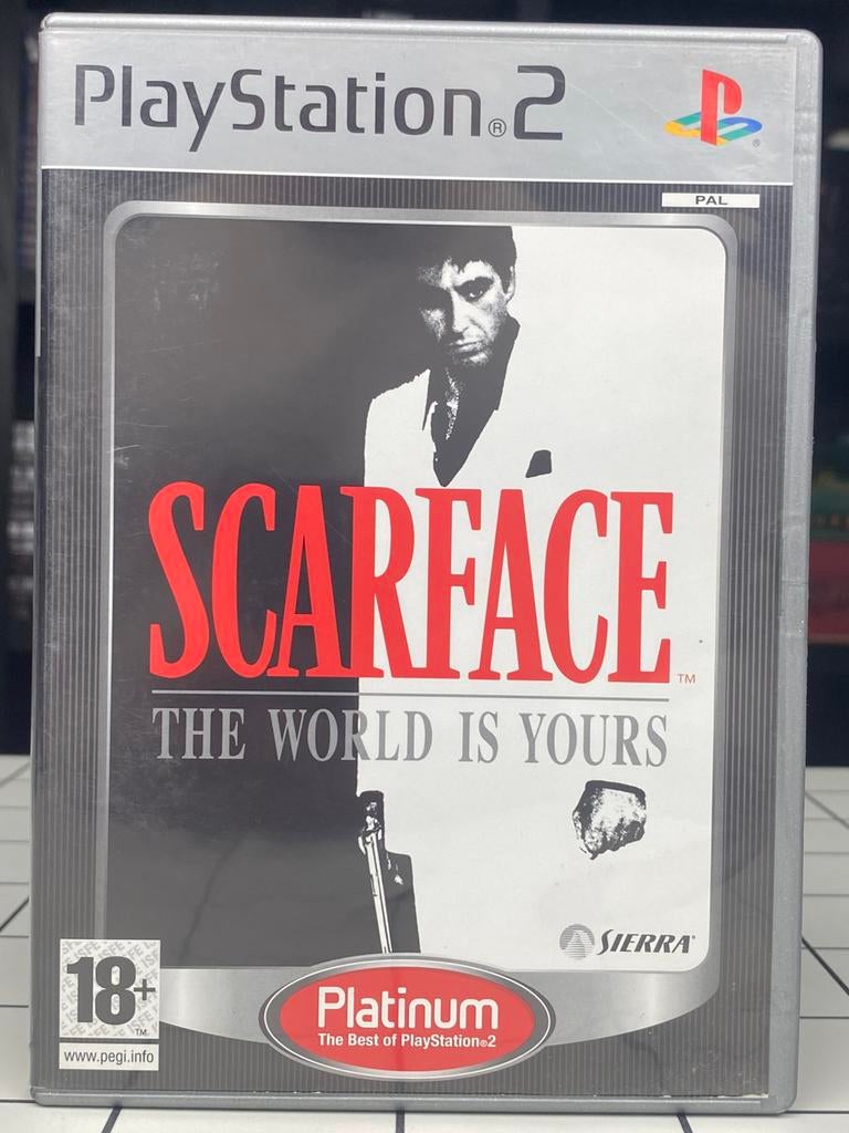Scarface The World Is Yours - Platinum PS2 PlayStation 2, Spelcomputers en Games, Avontuur en Actie, Vanaf 18 jaar, Sierra, Ophalen of Verzenden