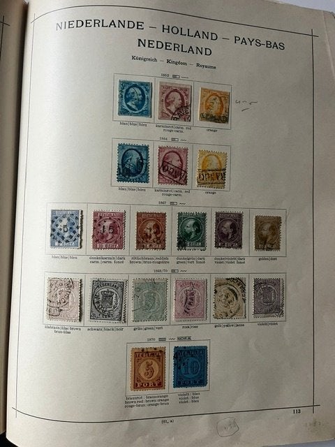 Grote verzameling 1852 t/m 2010, compleet, goed lezen bvd., Postzegels en Munten, Postzegels | Nederland, Ophalen of Verzenden