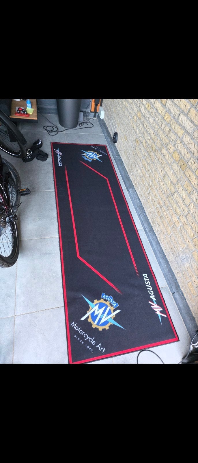 MV Agusta Motor Mat/Tapijt en Indoor Cover, Ophalen of Verzenden, Zo goed als nieuw