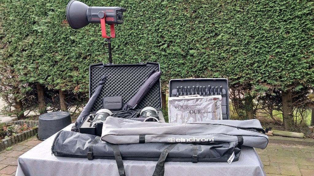 Complete Elinchrom Style RX 600/600 To Go set + Case, Ophalen, Gebruikt, Elinchrom, Inclusief softbox