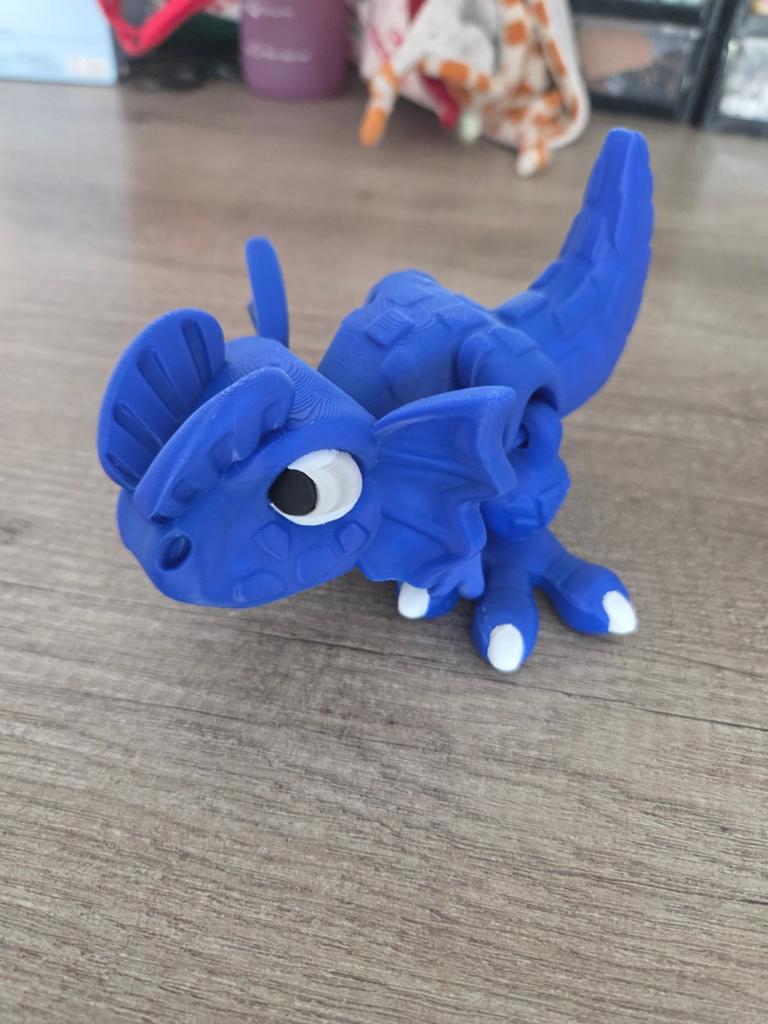 Blauwe Dinosaurus Speelgoed met Bewegende Delen, Ophalen of Verzenden, Nieuw, Jongen of Meisje