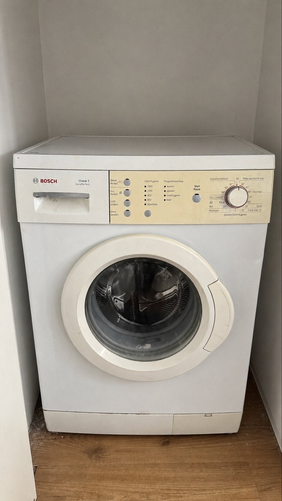 Bosch Maxx 6 Varioperfect Wasmachine, Witgoed en Apparatuur, Wasmachines, Ophalen, Gebruikt, Voorlader, Kort programma