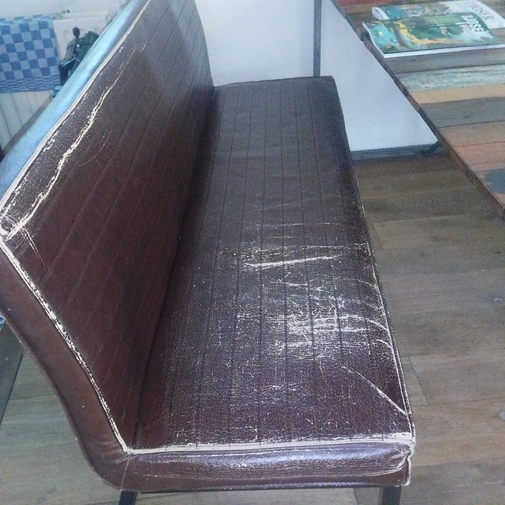 Eetbank en 3 stoelen., Ophalen of Verzenden, Gebruikt, Minder dan 75 cm