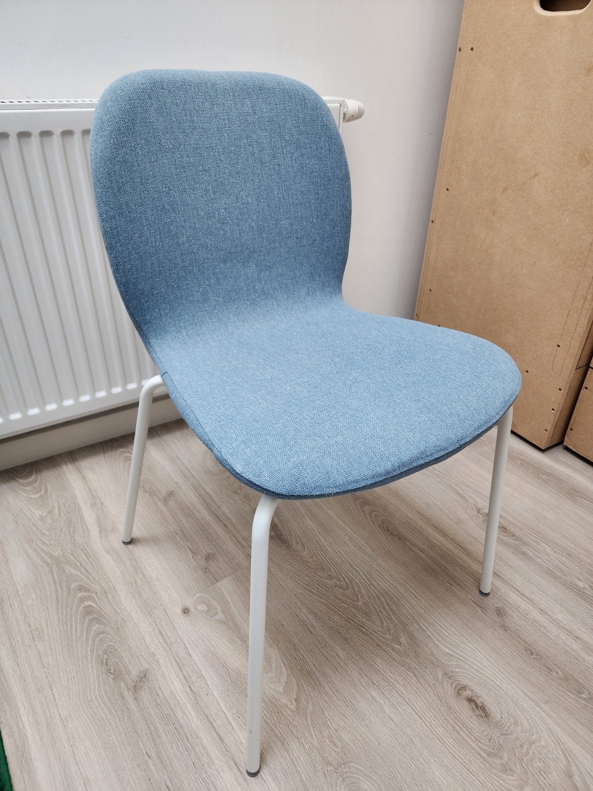 Stoel - Blauw, Huis en Inrichting, Stoelen, Ophalen, Zo goed als nieuw, Blauw, Eén