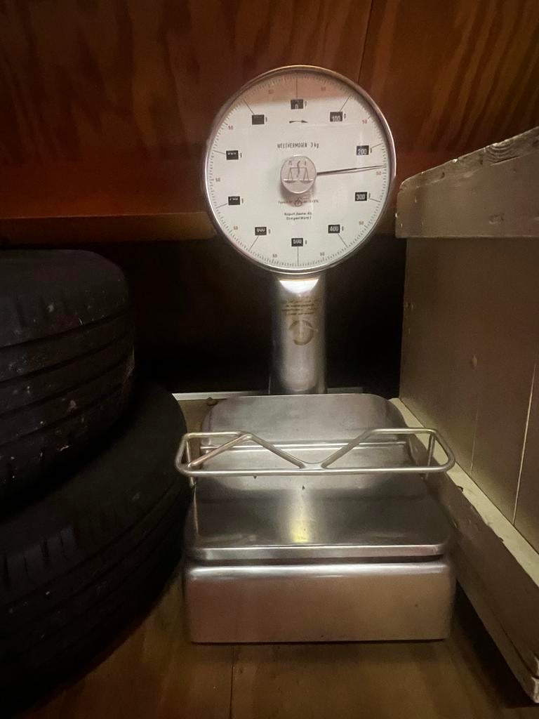 Vintage August Sauter KG Weegschaal - 3 kg, Ophalen, Gebruikt