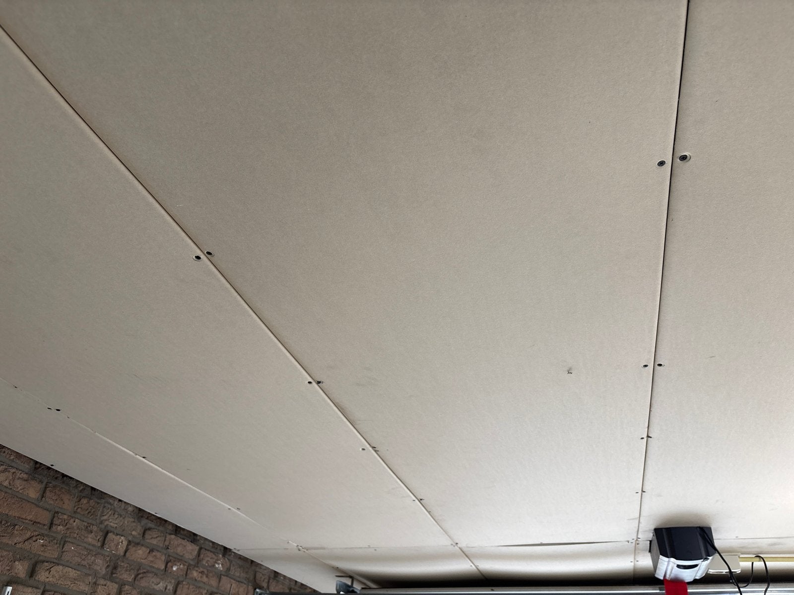 Gipsplaten - ca. 35m2 met ronde kant, Ophalen, Gebruikt, Overige materialen