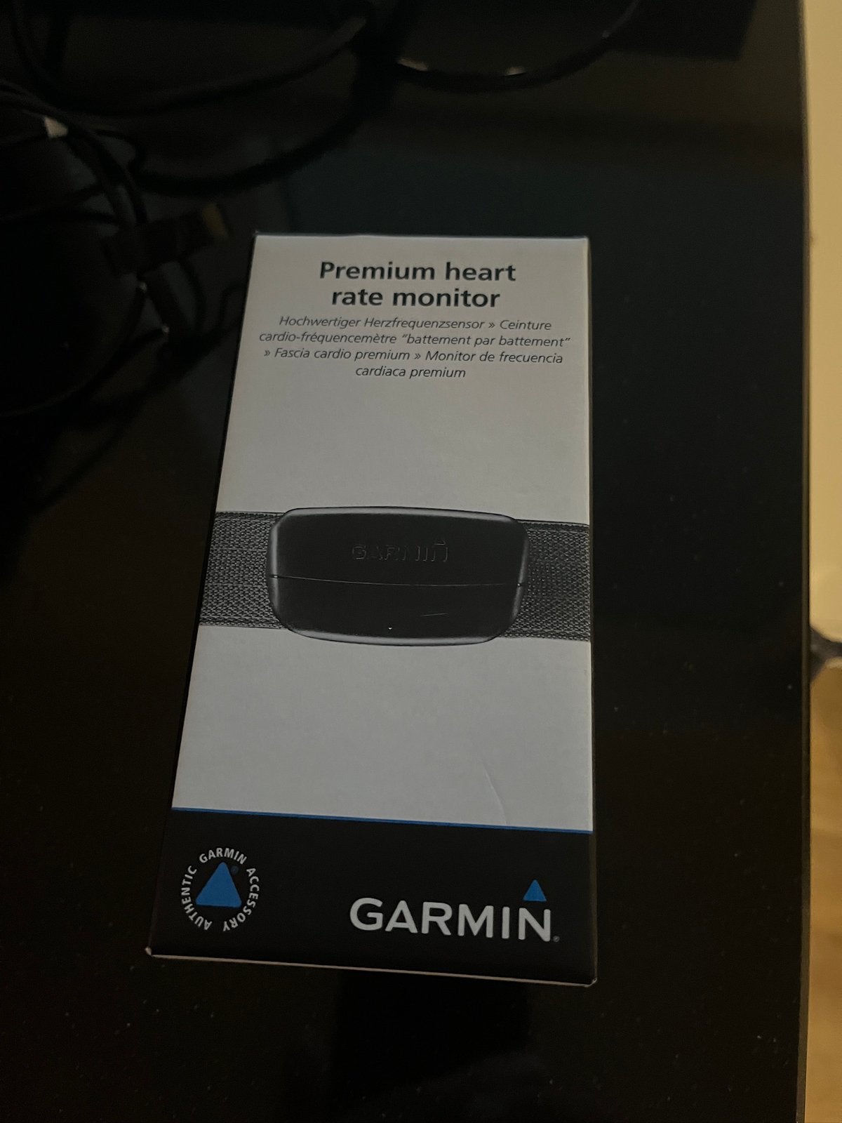 Garmin hartslagband met sensor, Sport en Fitness, Verzenden, Gebruikt, Garmin, Met borstriem