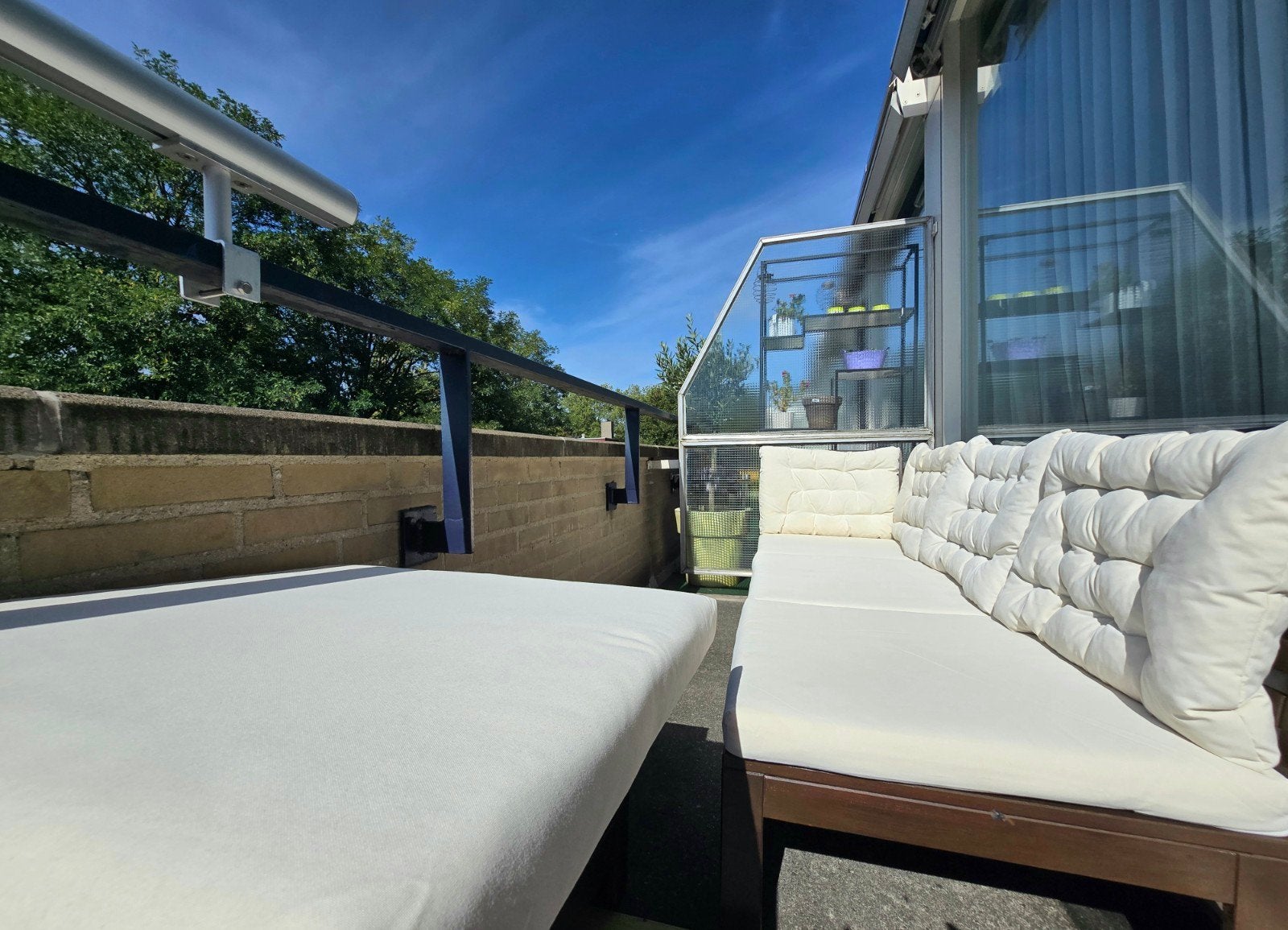 LOUNGESET IKEA NÄMMARÖ ÄPPLARÖ tuinbank relax zonnebed buite, Tuin en Terras, Ophalen, Nieuw, Hout