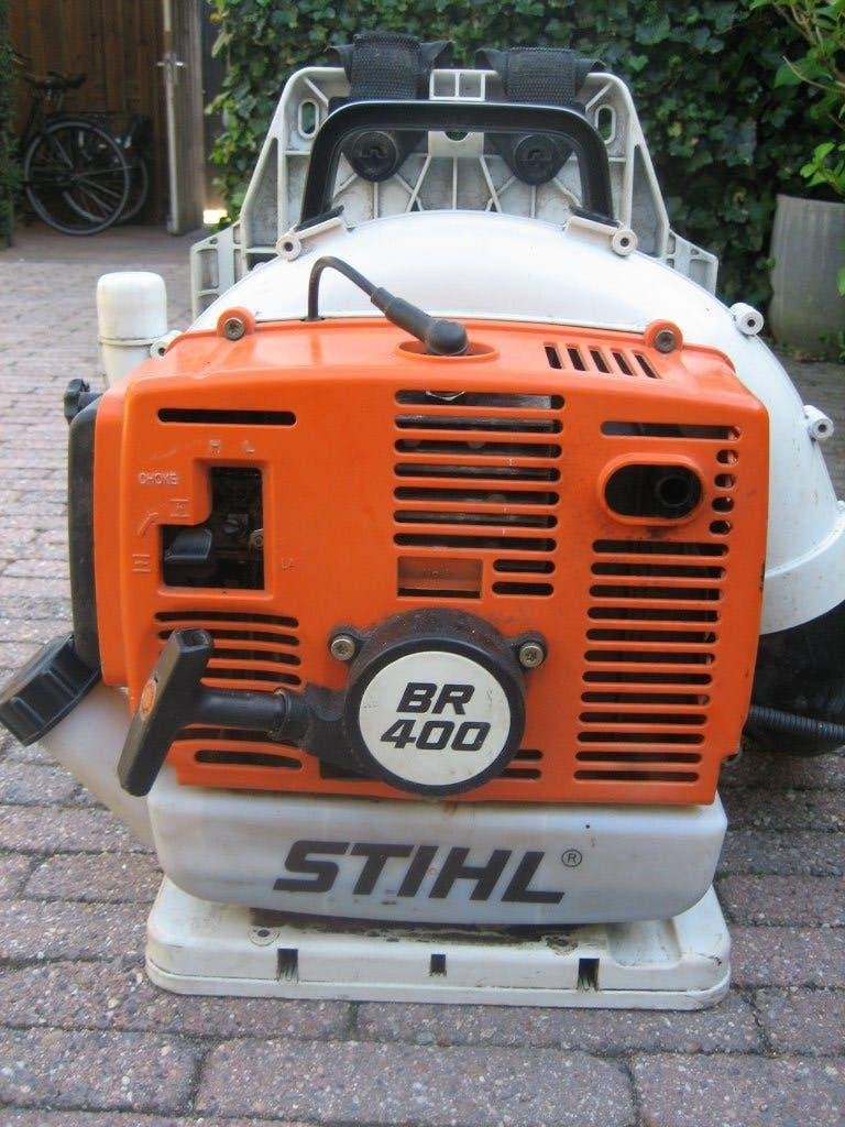 Stihl BR400 Bladblazer Ruggedragen Benzine, Ophalen, Gebruikt, Ruggedragen, Stihl