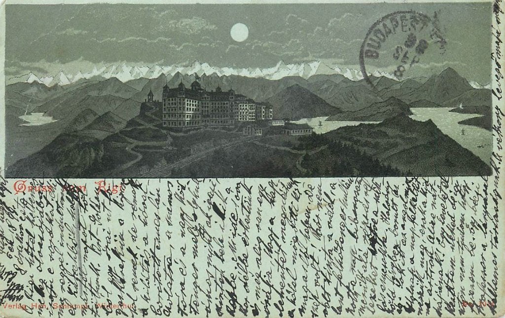 379-005-019 Rigi Litho, Verzenden, Voor 1920, Overig Europa