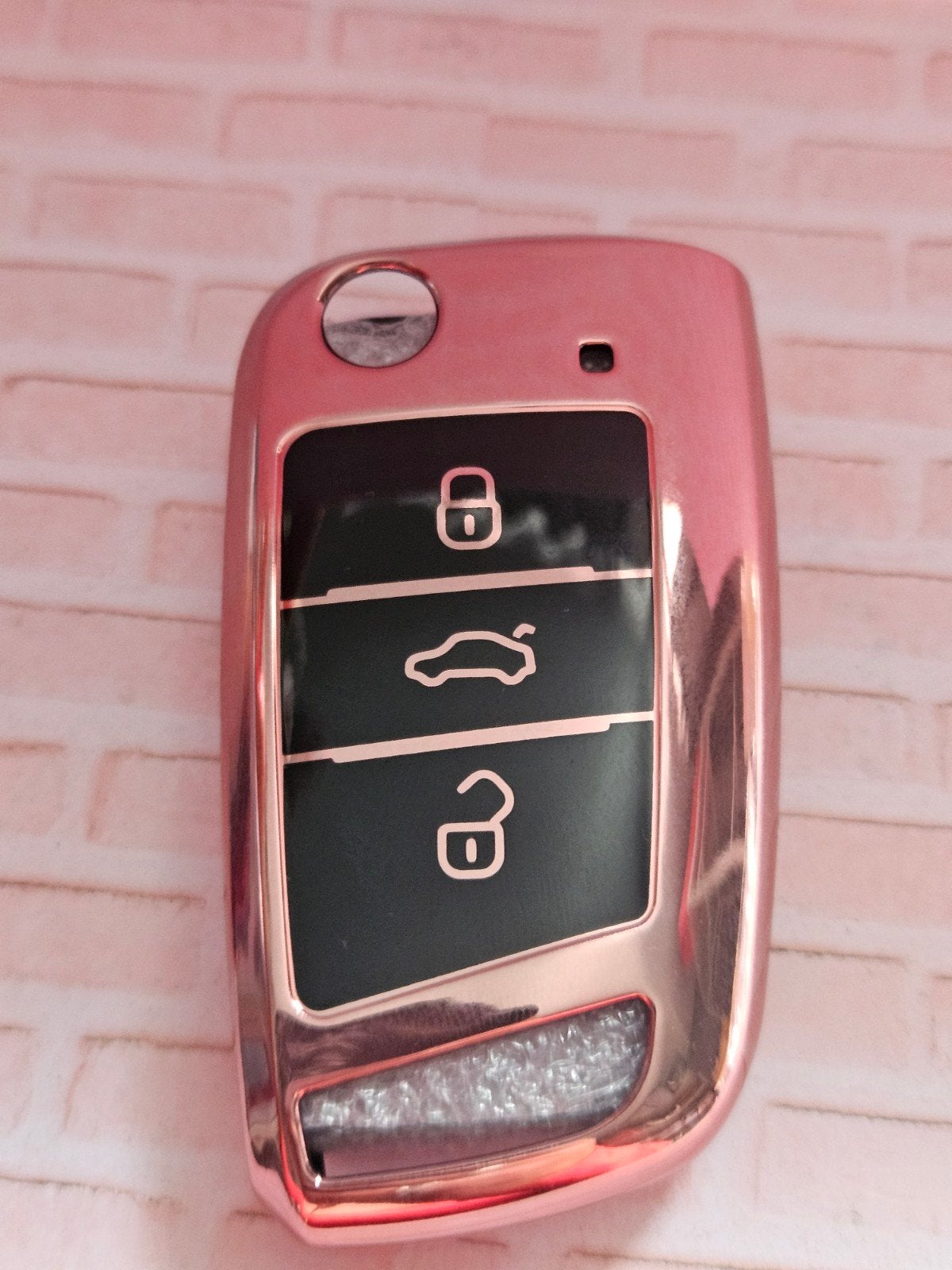 Rosé gouden auto sleutel hoes, Ophalen of Verzenden, Nieuw