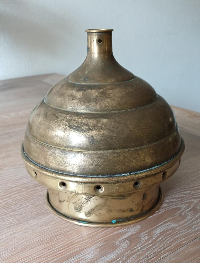 Antieke Koperen Wasstamper / Kaarsenhouder, Antiek en Kunst, Ophalen of Verzenden, Koper