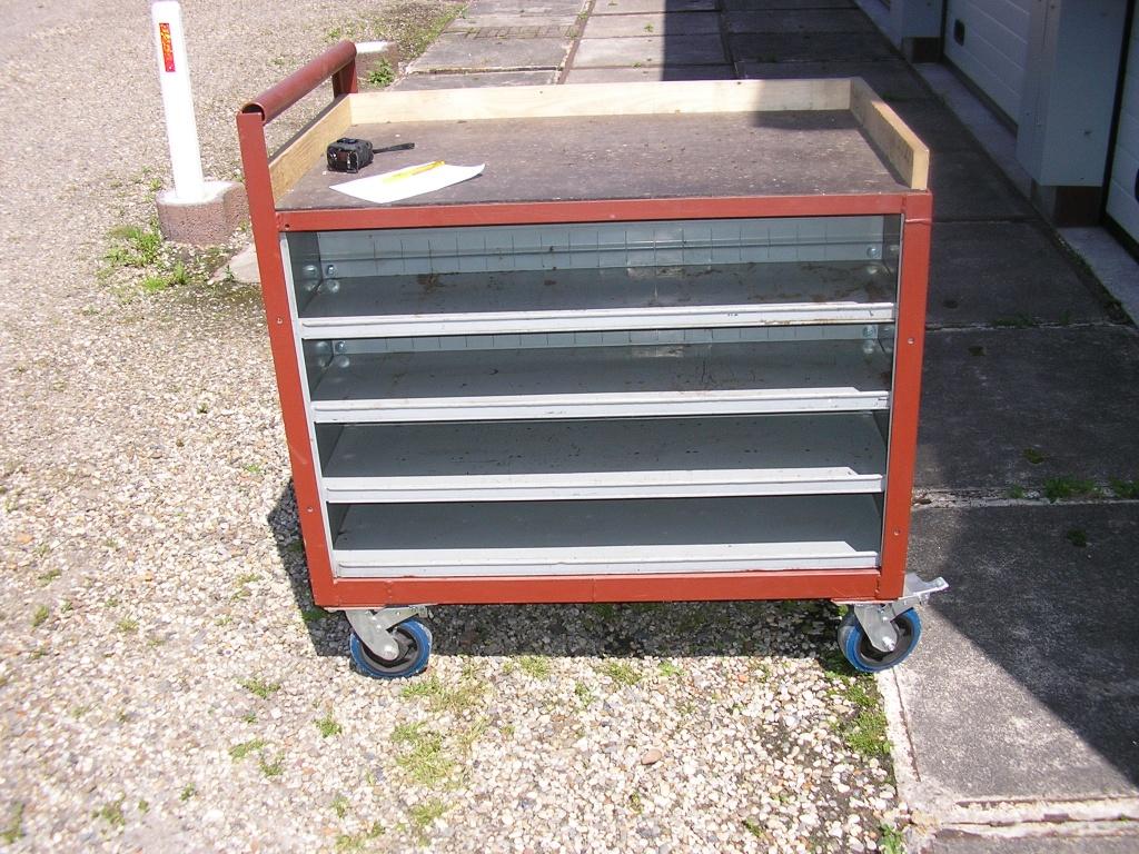 Werkbank kar, Ophalen, Gebruikt, Minder dan 70 cm