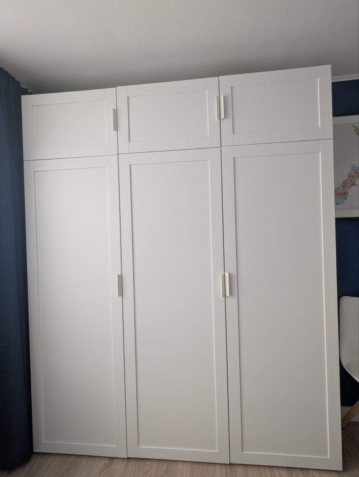 Set van 6 IKEA SANNIDAL deuren met LÄTTHET handgrepen, Huis en Inrichting, Kasten | Kledingkasten, Ophalen, Gebruikt, 50 tot 100 cm
