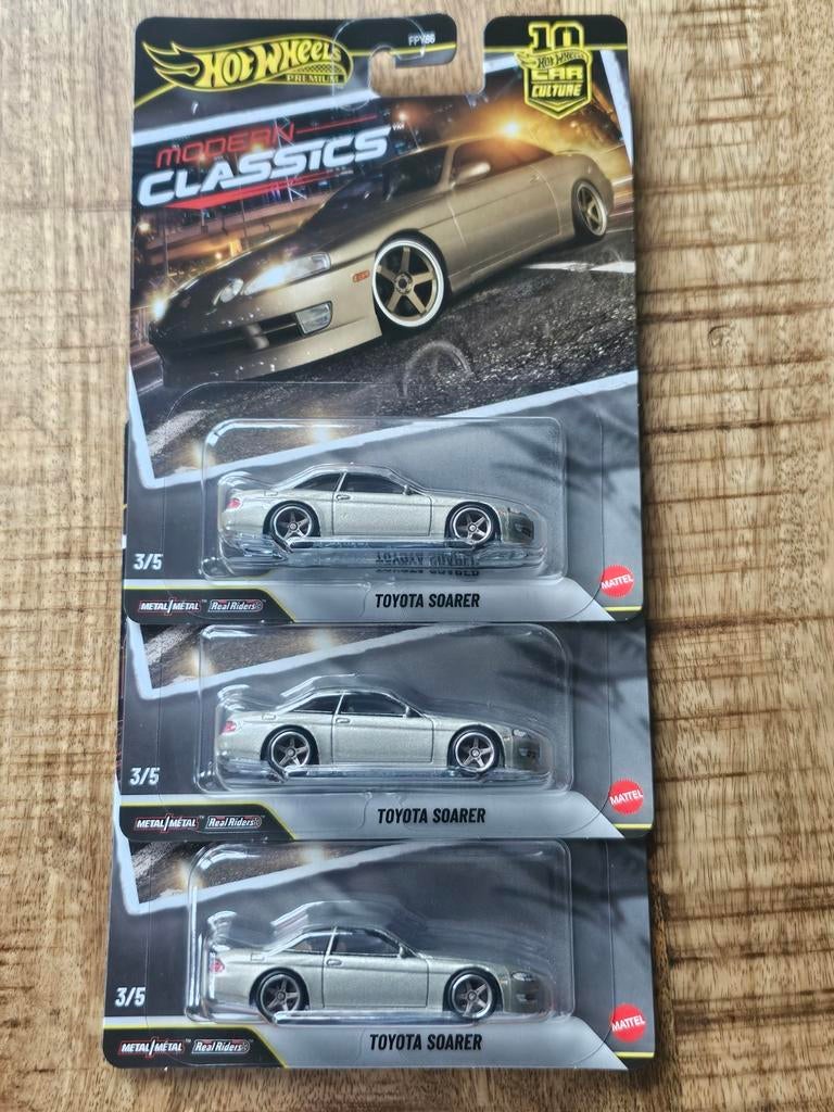 Hot wheels premium toyota soarer modern classics, Ophalen of Verzenden, Nieuw, Auto